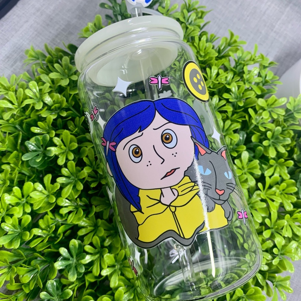 Coraline jelly glass can